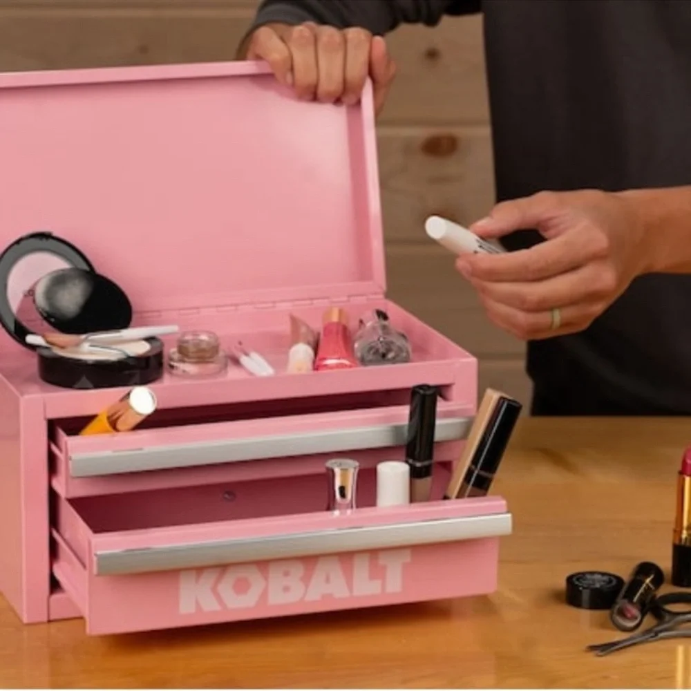 Kobalt Mini 2 Drawer Toolbox Pink